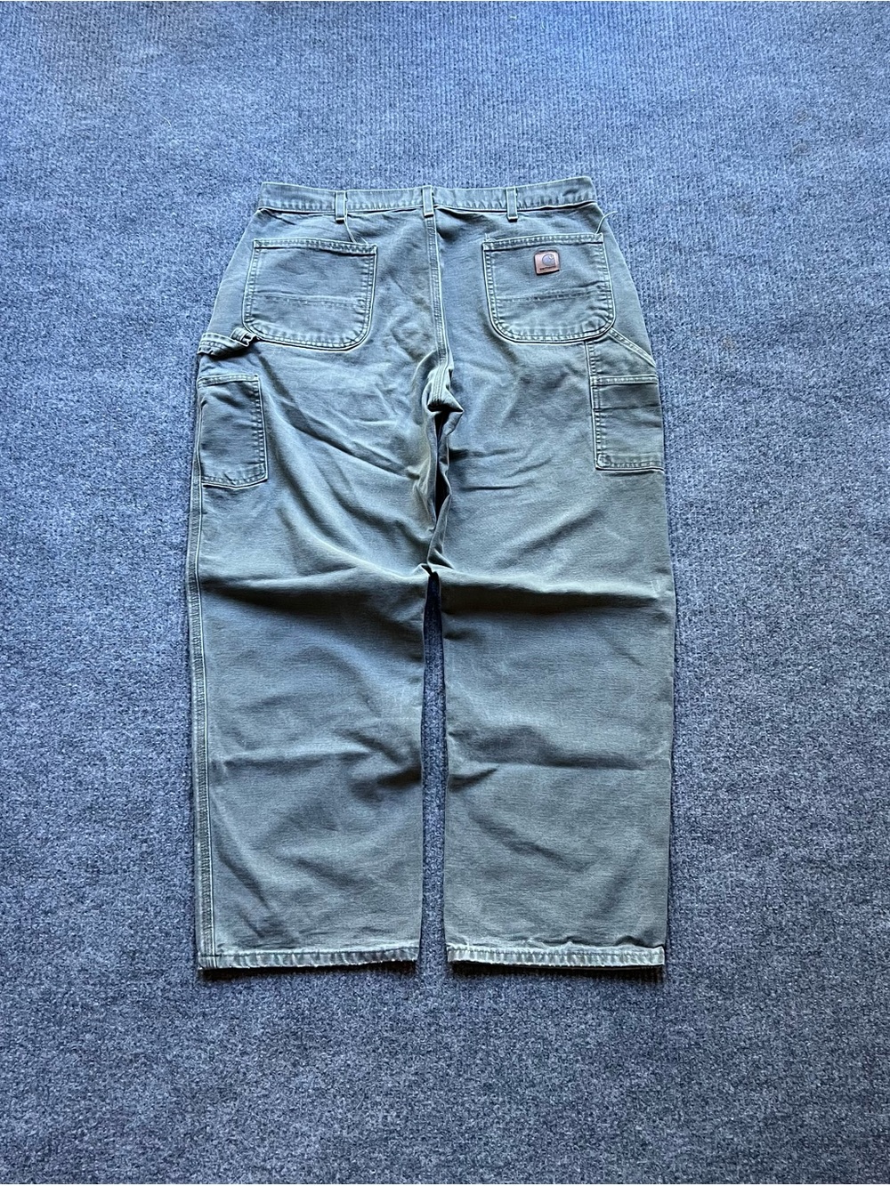 Vintage Moss Green Carhartt Carpenter Pants
